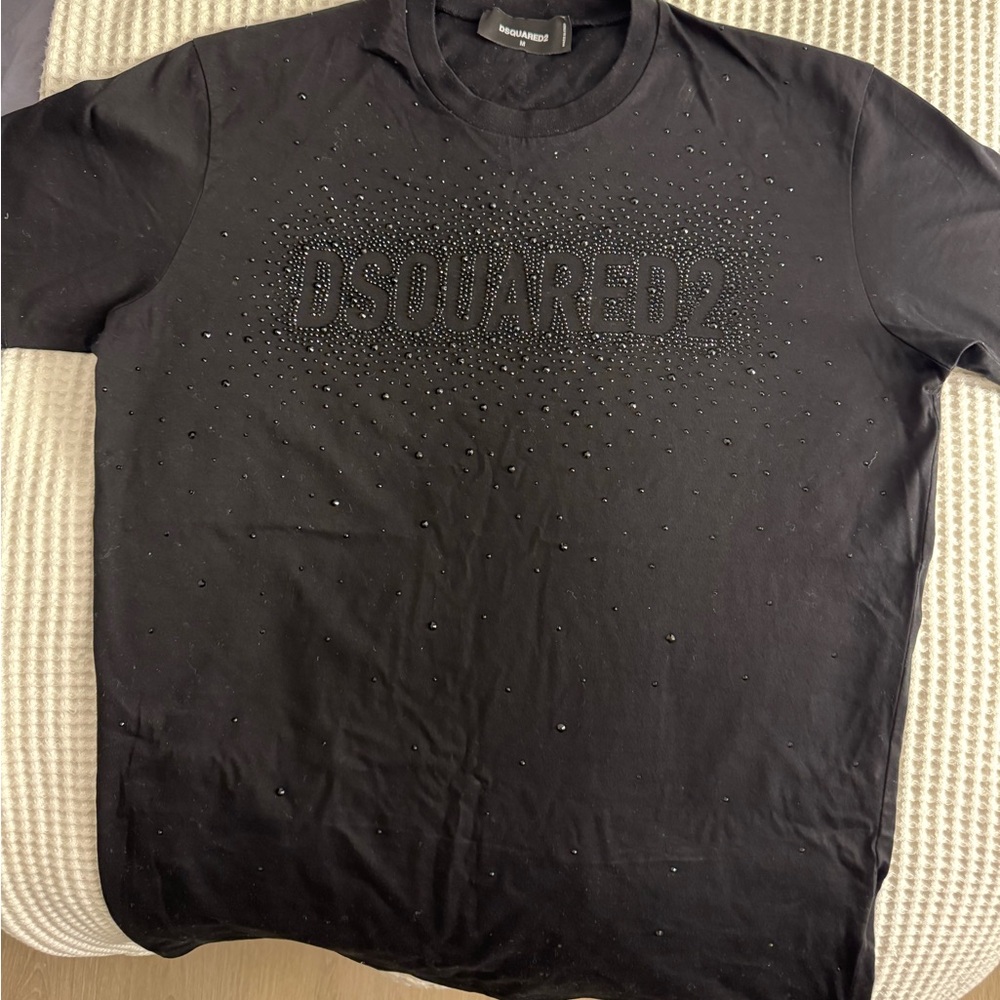 Dsquared men black t shirt made in Italy
